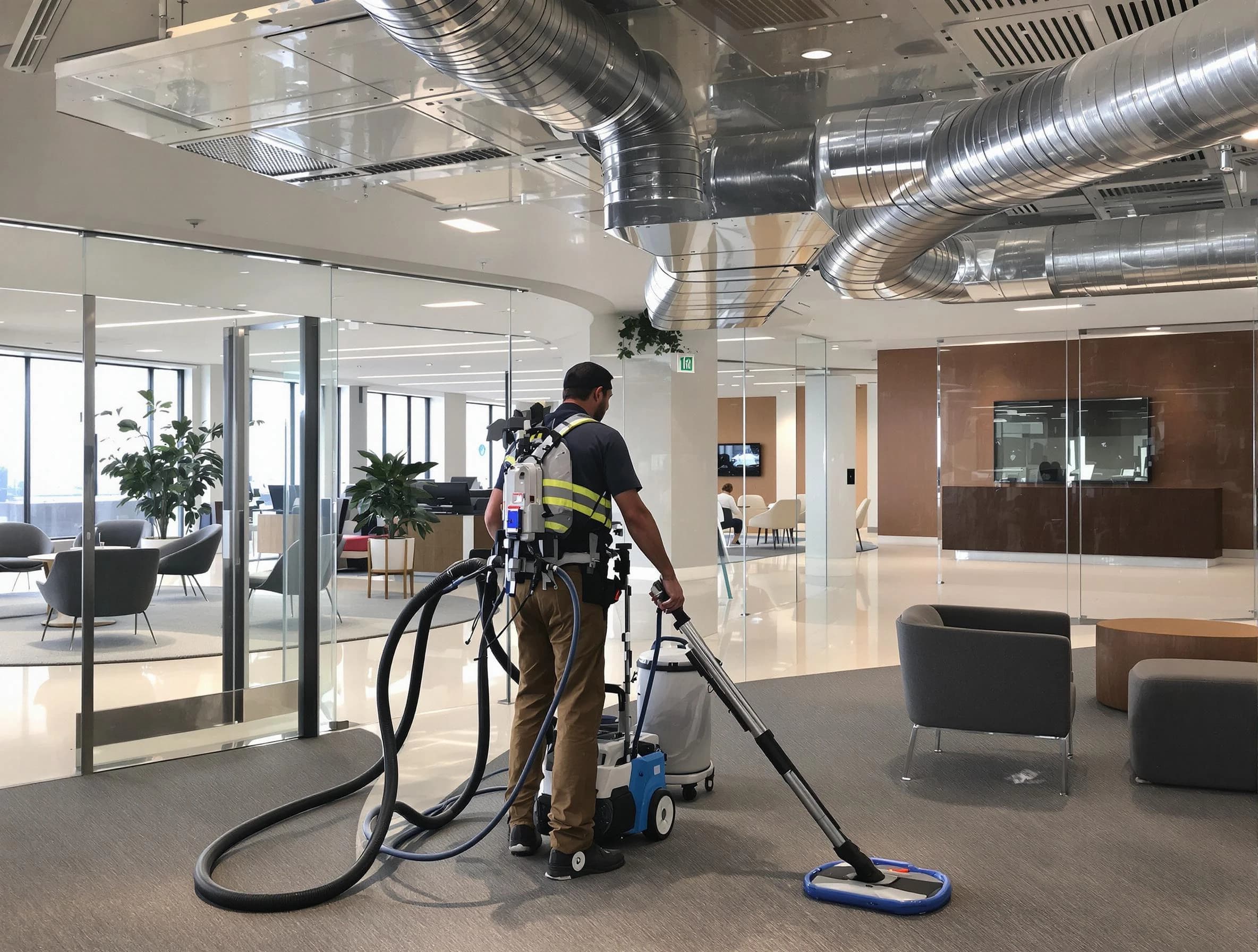 Commercial duct cleaning service by Surprise Air Duct Cleaning in Surprise