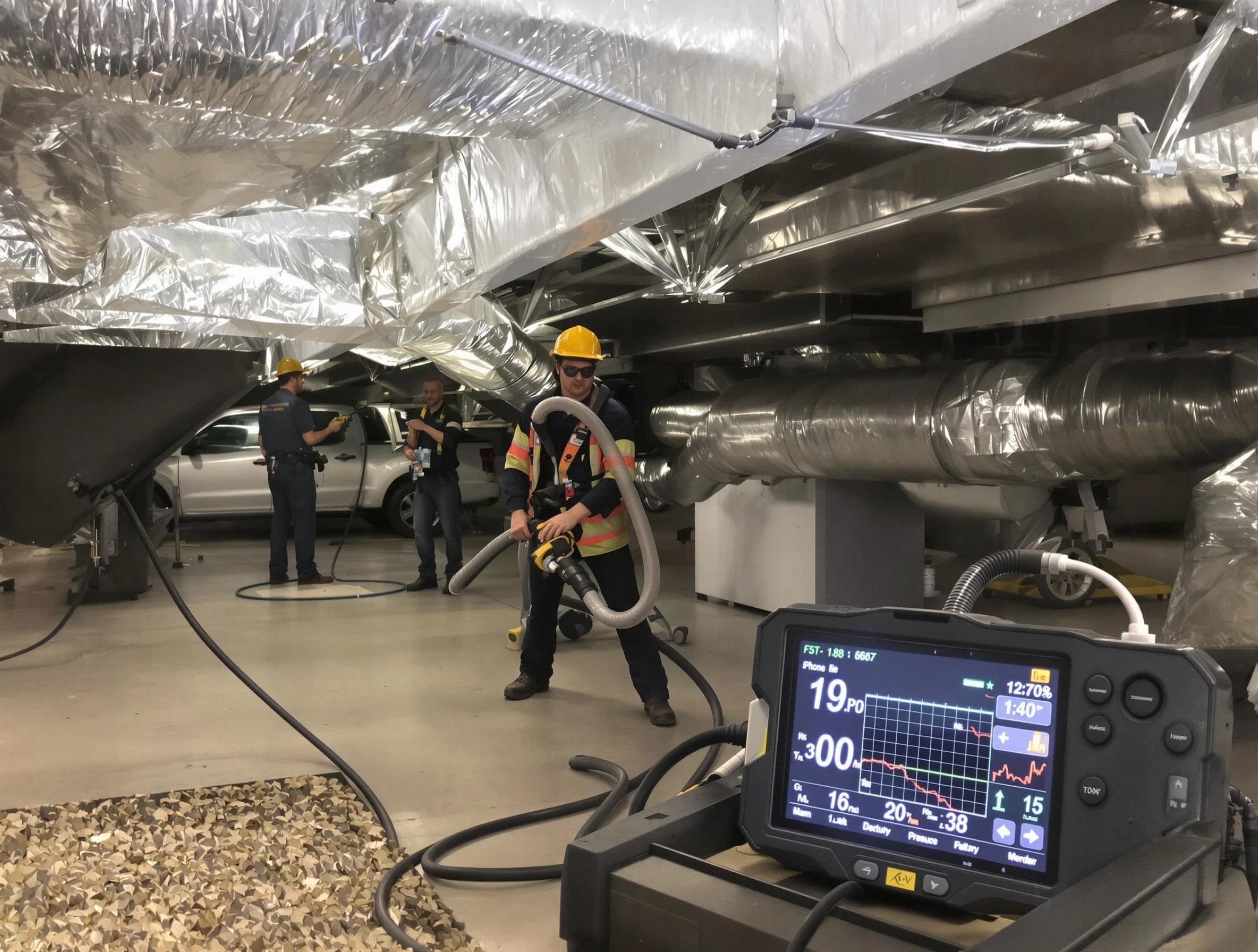 Professional negative pressure duct cleaning by Surprise Air Duct Cleaning in Surprise