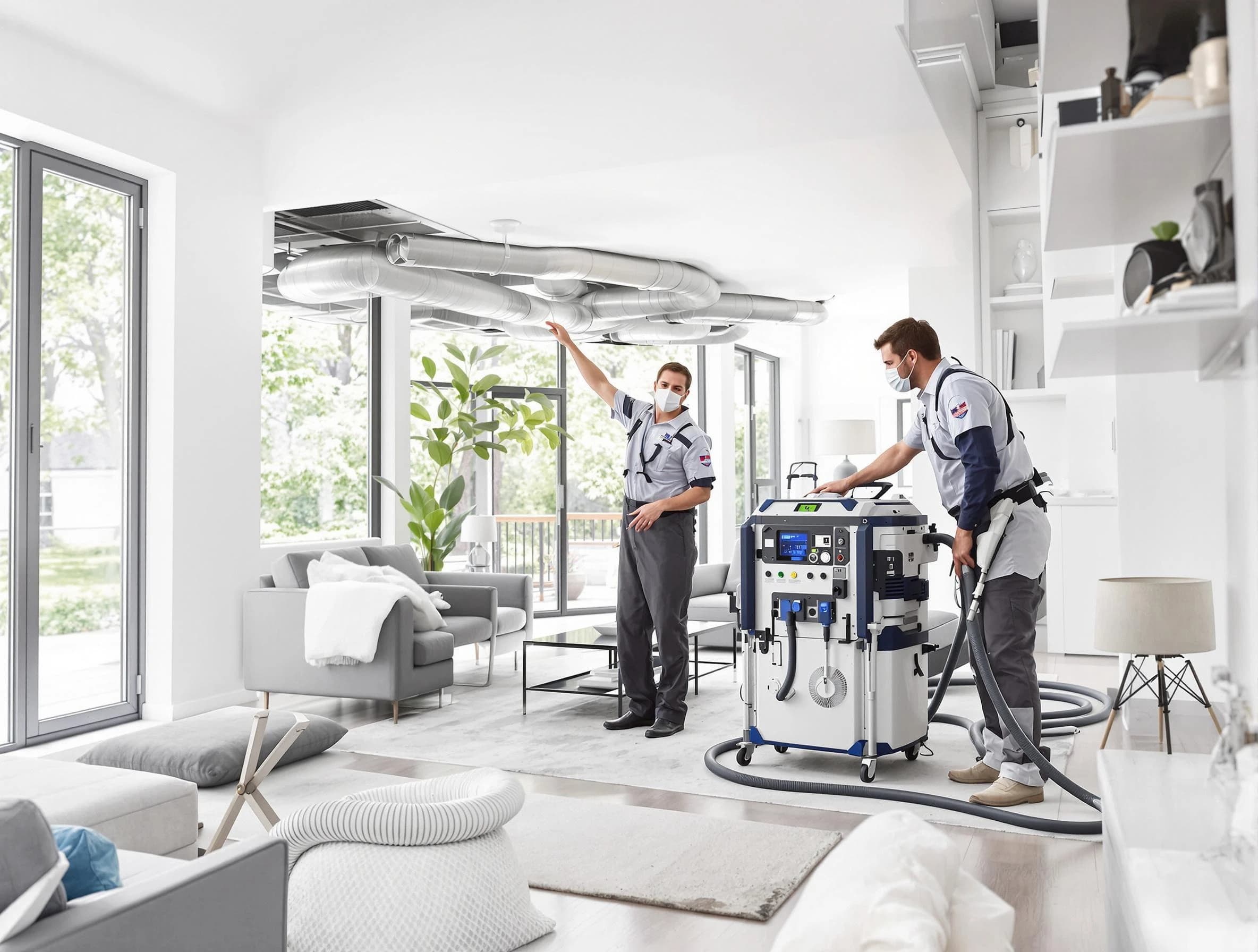 Surprise Air Duct Cleaning professional conducting pure air duct cleaning with state-of-the-art equipment in Surprise